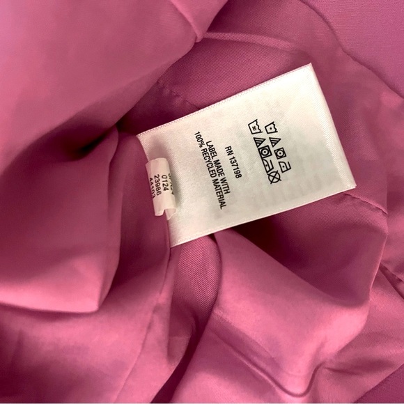 Bar III strapless vest with buttons fitted style Barbie pink suiting work career - Picture 5 of 7